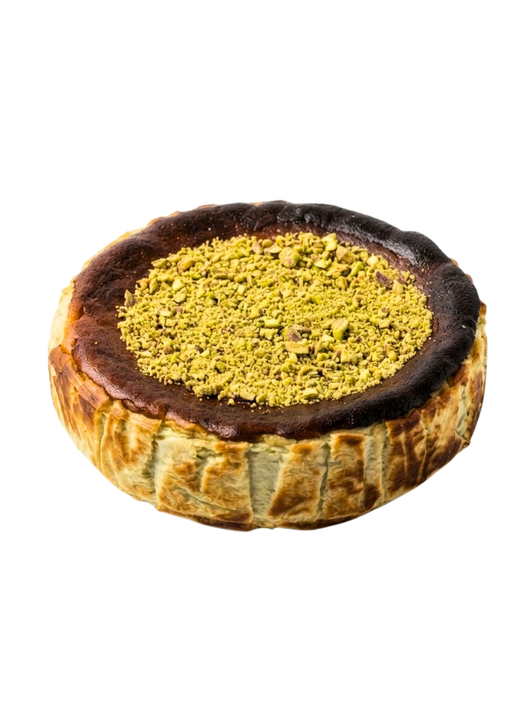 Pistachio Basque Burnt Cheesecake (Whole)